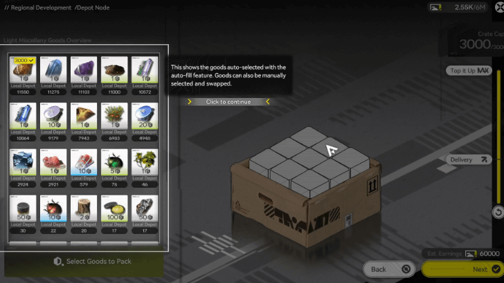 Arknights Endfield - Choose Which Goods to Deliver