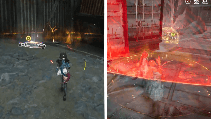 Jump to Originium Slug on Top of Containers