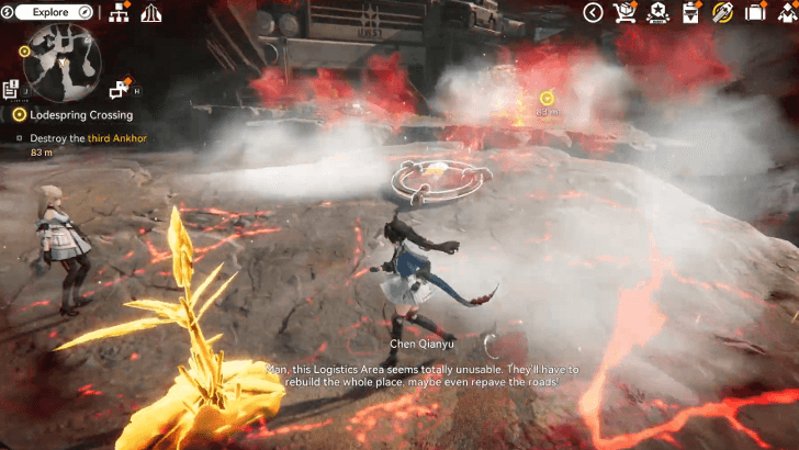 Use Jump Pads Near Originium Saplings