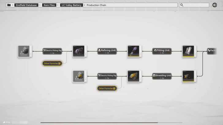 Arknights Endfield LC Valley Battery Production Chain Start