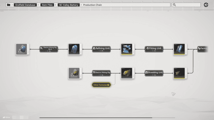 Arknights Endfield SC Valley Battery Production Chain Start