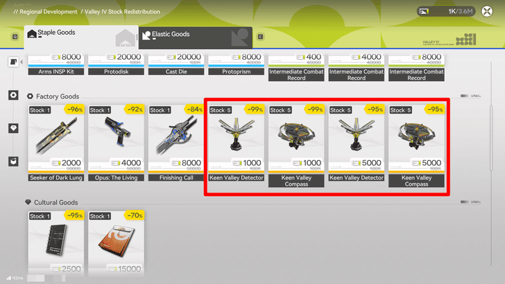 Arknights Endfield Keen Compass and Keen Detector Purchase