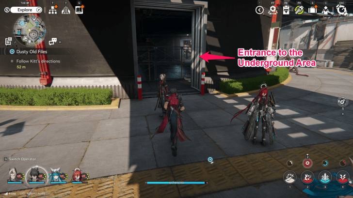 Head Inside the Entrance