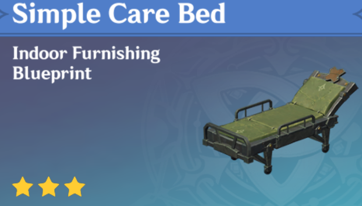 Genshin Impact - How to Get Simple Care Bed Furnishing
