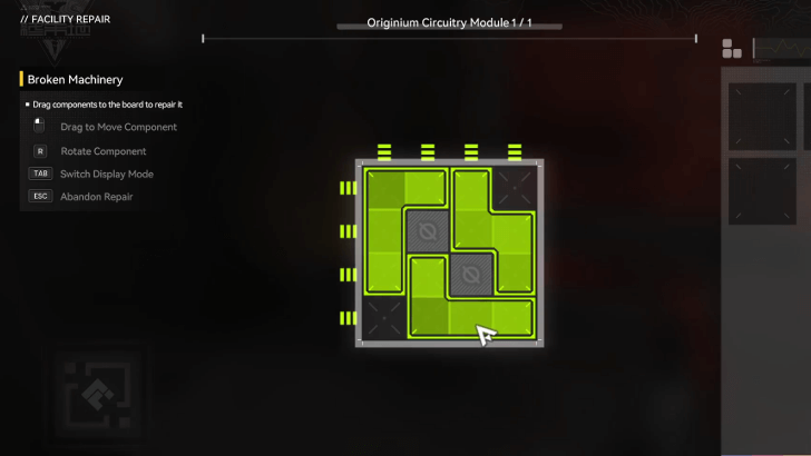 Repair Originium Circuitry