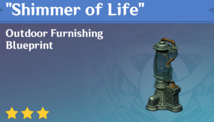 Genshin Impact - How to Get Shimmer of Life Furnishing