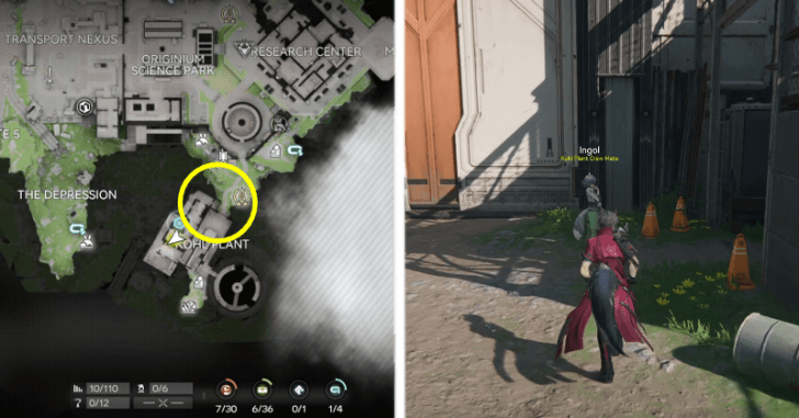 Speak to Ingol in Originium Science Park