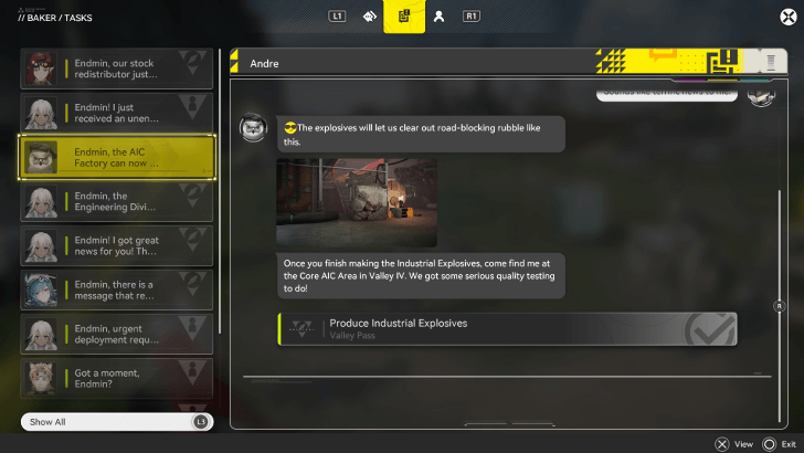 Andre Gives Out Missions