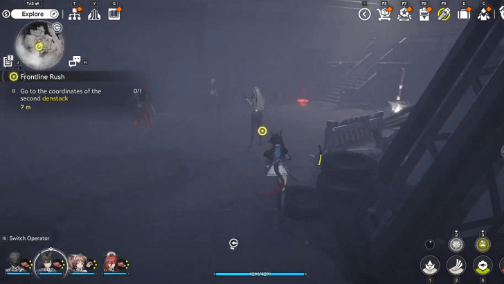 Defeat Landbreakers and Go Up the Stairs