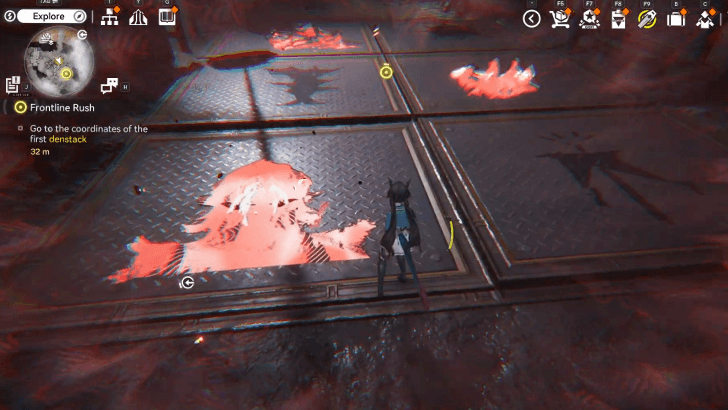 Walk and Jump on Platforms with Colored Symbols