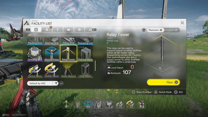 Construct Relay Towers and Electric Pylons