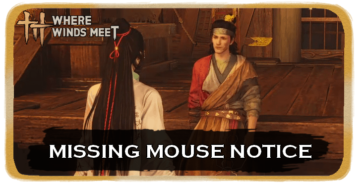 Missing Mouse Notice