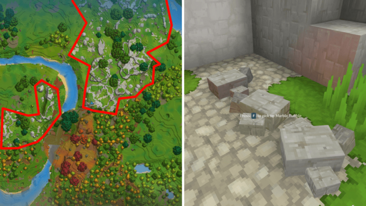 Marble Rubble Location