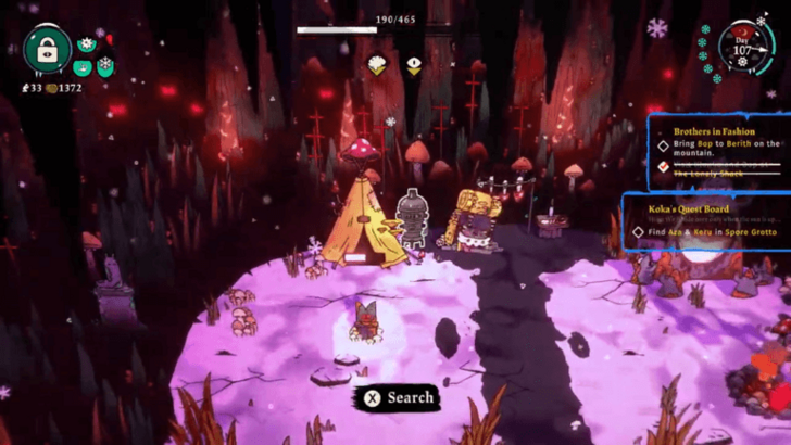 Aza and Keru Spore Grotto