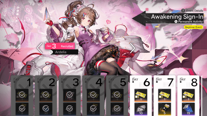Awakening Sign-In Event