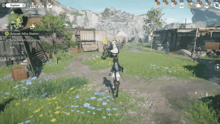 Go to the Infra-Station and Talk to Noffman