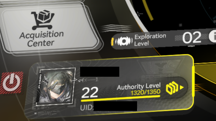 Arknights Endfield - Profile in Main Menu