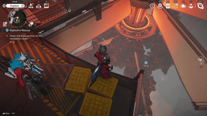 Clean the Base Section of the Ventilation Shaft