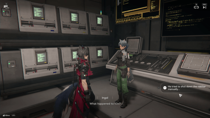 Return to the Control Room and Talk to Ingol