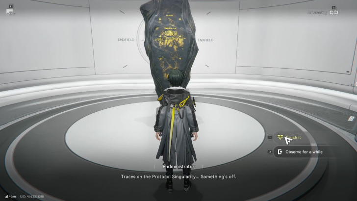 Endfield - Inspect the Protocol Singularity