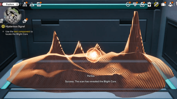Use the Test Component to Locate the Blight Core