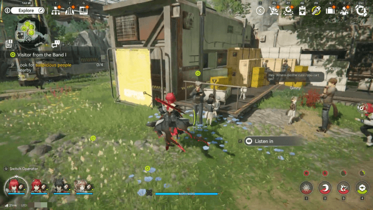 Look for Suspicious People Nearby