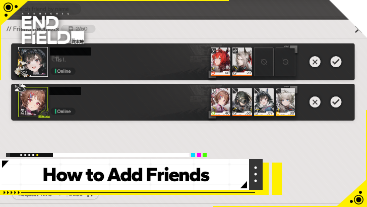 Arknights Endfield How to Add Friends