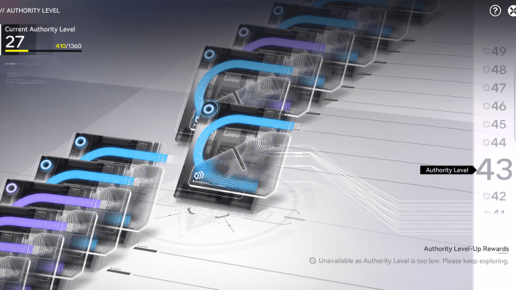 Reach Authority Level 43