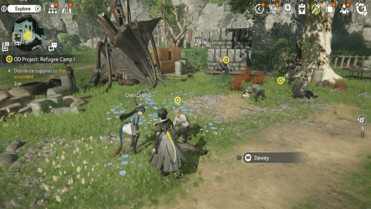 Distribute Supplies to the Wounded