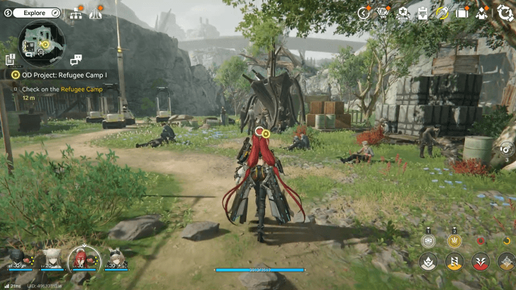 Check on the Refugee Camp