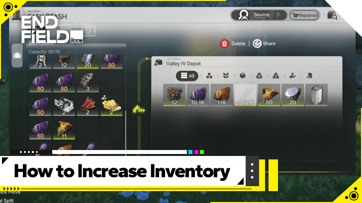 Arknights Endfield - How to Increase Inventory