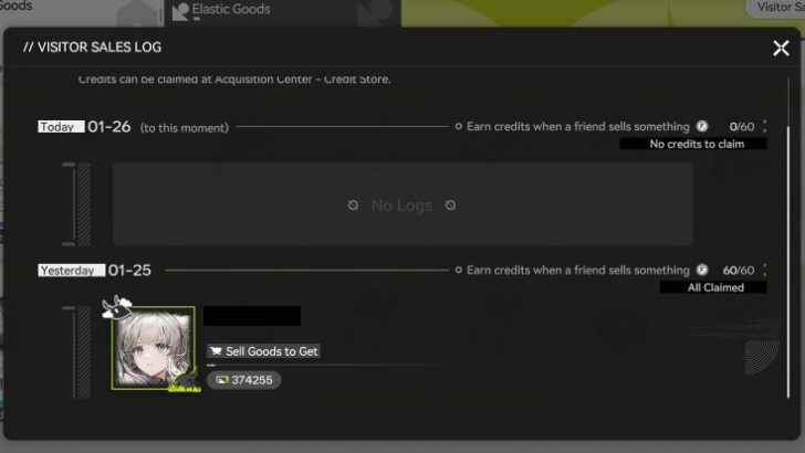 Arknights Endfield - Visitor Sales Gives Credits