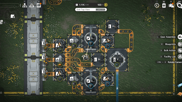Xiranite Production Line Blueprint