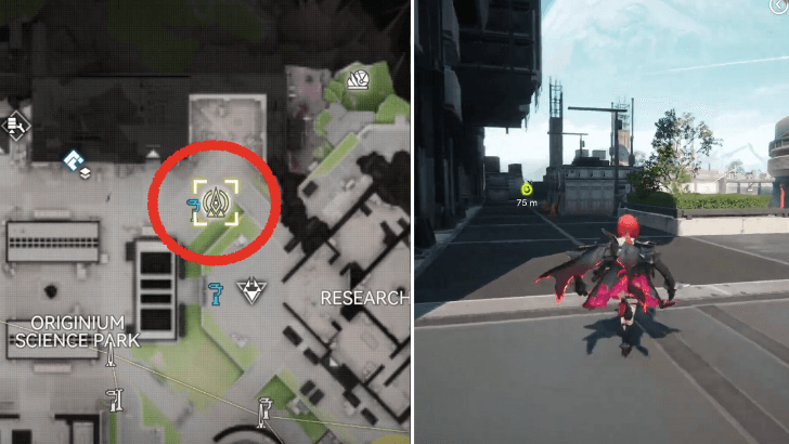 Go to the Marked Location and See Where Noffman Went