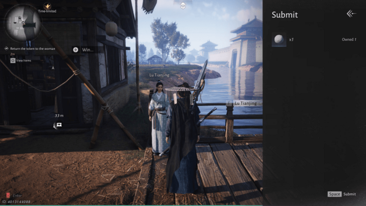 Where Winds Meet - Fated Match at the List 1 - Give Rock to Lu Tianjing