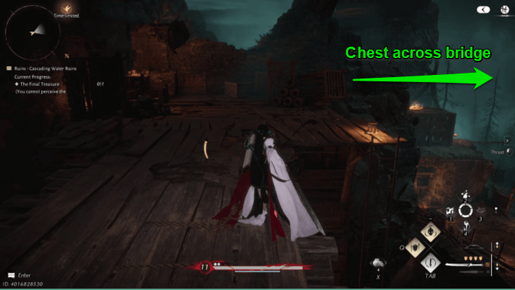 Take the Chest Across the Bridge