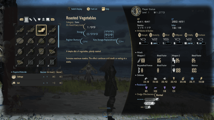 Code Vein 2 - Roasted Vegetable