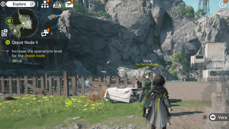 Arknights Endfield - Vera in Front of the Eco-Farm