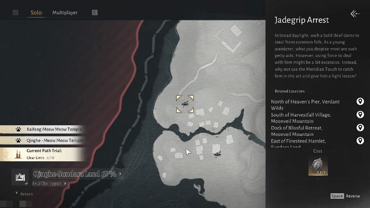 Jadegrip Arrest North of Mercyheart Town