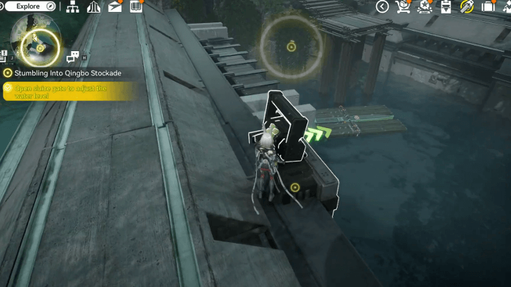 Open the Sluice Gate to Adjust the Water Level