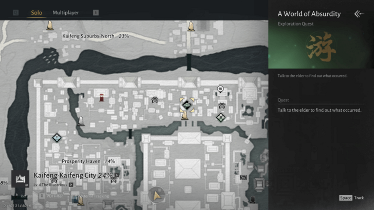 A World of Absurdity Map Location