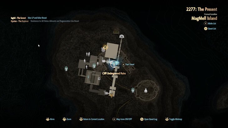 Cliff Underground Ruins Map