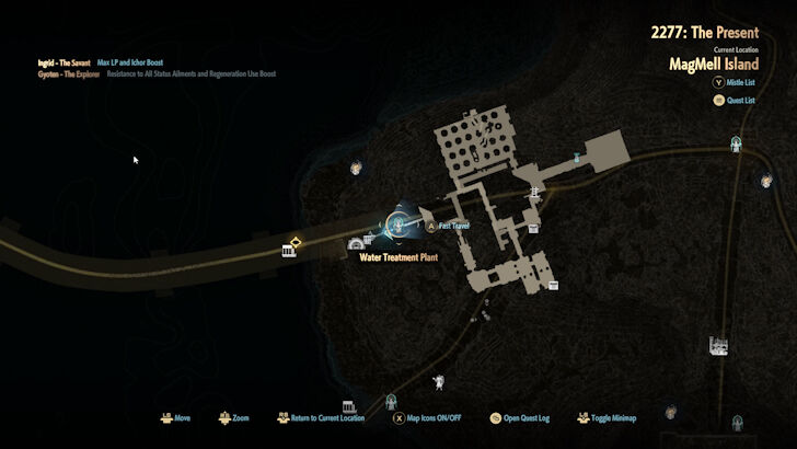 Water Treatment Plant Map