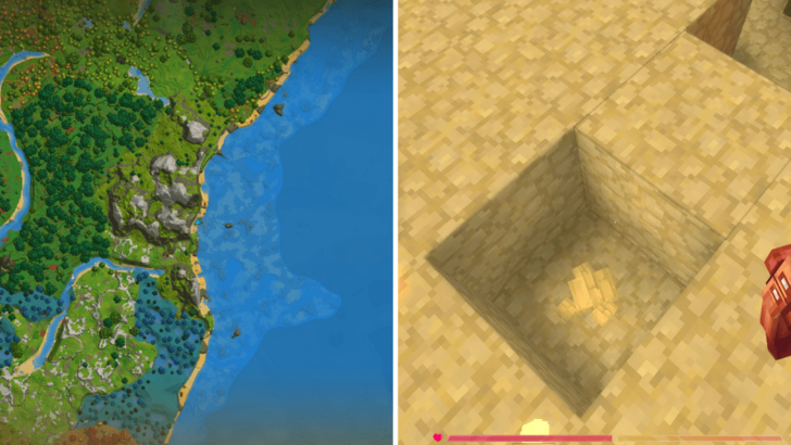 White Sandstone Rubble at the Beach