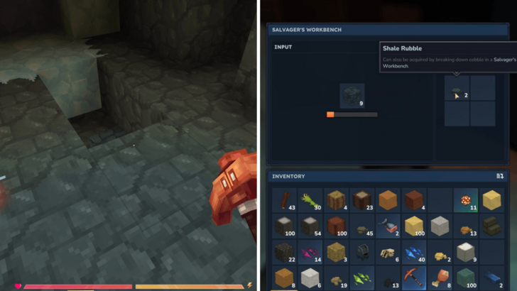 Shale Rubble by Salvaging