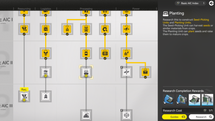 Arknights Endfield - Planting Tech in AIC Tree