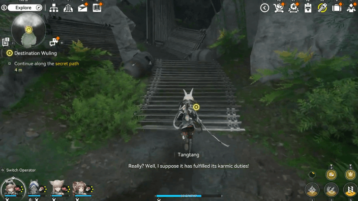 Continue Along the Secret Path