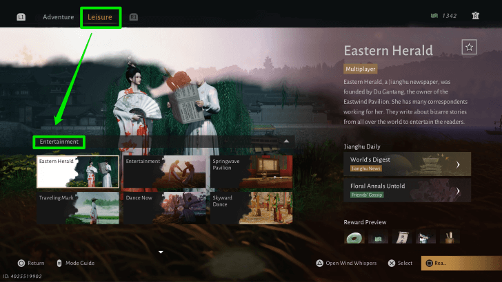 Look for Eastern Herald in Leisure Tab