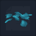 Cyan Petals Icon