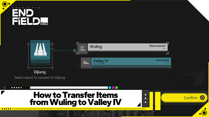 Arknights Endfield - How to Transfer Items from Wuling to Valley IV